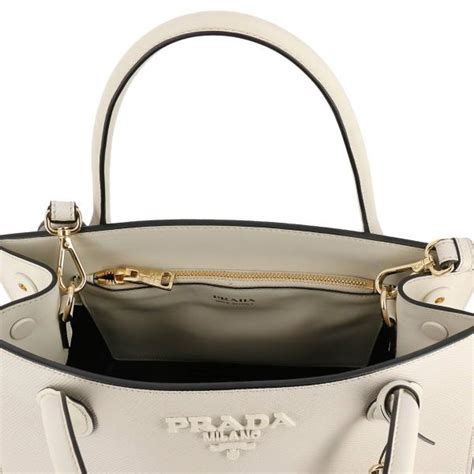 prada weiße tasche|Prada taschen damen.